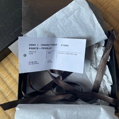 グッチ がま口財布 箱&リボン付きの画像