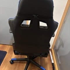 GTRACINGゲームチェアー　ブルーブラック今から受け渡し予定の画像