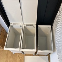 ゴミ箱(20L)３個セット　無印の画像
