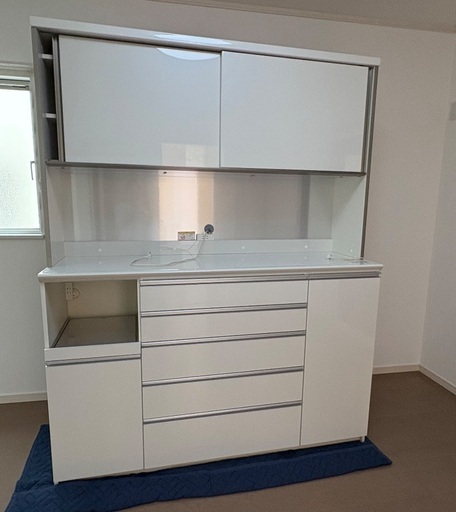 両開き書庫 ホワイト 900x450x1820 イナバ製 鍵無し・作成可能880円/本