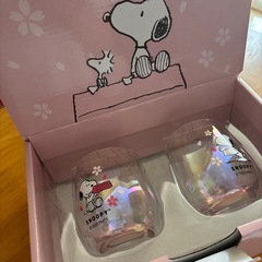 スヌーピー  ペアグラスセットの画像