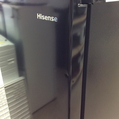 ジモティー見た！で5%OFF【2ドア冷凍冷蔵庫】Hisense ﾊｲｾﾝｽ HR-D1701B 175L 2024年製:ブラックの画像