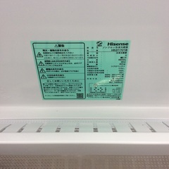 ジモティー見た！で5%OFF【2ドア冷凍冷蔵庫】Hisense ﾊｲｾﾝｽ HR-D1701B 175L 2024年製:ブラックの画像