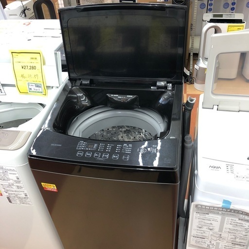 ★ジモティー割引有★6kg洗濯機/アイリスオーヤマ/IAW-T683BL/2021年製/中古品