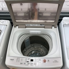 ★ジモティー割引有★7kg洗濯機/アクア/AQW-GV70G/2018年製/中古品《尼崎市/リサイクルショップドリーム次屋店》の画像