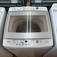 ★ジモティー割引有★7kg洗濯機/アクア/AQW-GV70G/2018年製/中古品《尼崎市/リサイクルショップドリーム次屋店》の画像