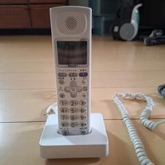 SHARP　固定電話　子機付きの画像