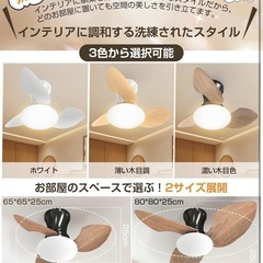 シーリングファンライト ファン付き照明 7~10畳 静音 換気 空気循環 省エネの画像