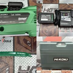 【中古】ハイコーキ HiKOKI CR18DBL 18Vコードレスセーバーソー バッテリ×1・充電器付き【ハンズクラフト佐賀】の画像