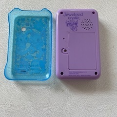 SEGA TOYS Jewelpod crystal Plus ジュエルポッド クリスタル プラス パープル ジュエルペット タッチパネル ゲーム 2012 サンリオ 中古品 の画像