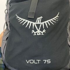 OSPREY オスプレー VOLT75 ボルト75 バックパック ザック リュック アウトドア カラー: ブラック バッグの画像