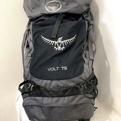 OSPREY オスプレー VOLT75 ボルト75 バックパック ザック リュック アウトドア カラー: ブラック バッグの画像