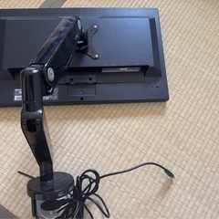 iodata LCD-MF234XBR Loctekガス圧式モニターアーム付きの画像