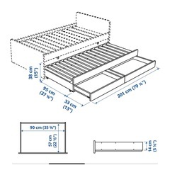 IKEA 収納2段ベッドの画像