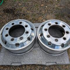 トラック用アルミホイール　フロント用4本セット　4軸低床　8穴　JISの画像