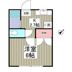 ㊗家賃1ヵ月無料+仲介手数料無料㊗◇川口市東内野　賃貸1K　家賃3.9万◇審査柔軟に対応いたします。 - 川口市