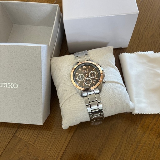 電池交換済み SEIKO クレドール ベゼル14KT 18K T×SS 腕時計