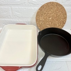 【ニトリ】美品☆グラタン皿など食器、キッチン用具 7点の画像