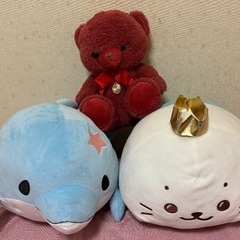ぬいぐるみ　３個の画像
