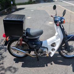 値下げ★書類OK★実動 原付2種 88cc ホンダスーパーカブカスタム 4速 セル付き 黄色ナンバーの画像