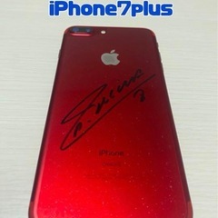 イニエスタサイン入り！iPhone7Plus の画像