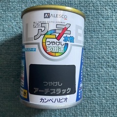 水性塗料つやけしブラック