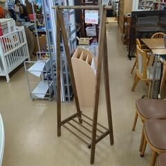 ハンガーラック  木製　オシャレなデザイン 状態良 【こちらは店...