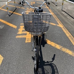 🚲【中古自転車】ブリヂストンシルバーの3段変速ママチャリ売りますの画像