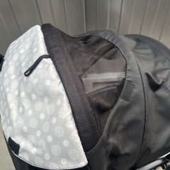 トイザらス購入　ピジョン　　ベビーカー　レインカバー付きの画像
