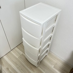 商談中【美品】頑丈◎アイリスオーヤマ　スリム　衣類ケース　5段の画像