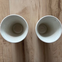 ビアカップ　2個セット　陶器の画像