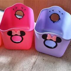 Disneyミニーマウス小物入れ３色セットの画像