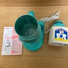 ツインバード　電気かき氷器の画像
