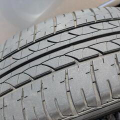 185/65R15 日産ノート サマータイヤ 純正アルミホイールの画像