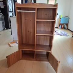子供部屋に　カントリー風収納家具の画像