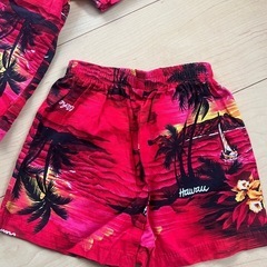 アロハ上下　子供服　の画像