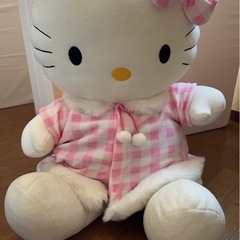 キティ　ぬいぐるみ　ビッグの画像