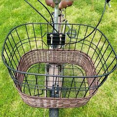 綺麗、オシャレ、24インチホワイトリボンタイヤ自転車（最終値下げ）の画像