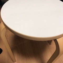 木製スツール(セロ WH) ニトリの画像