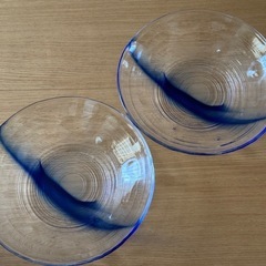 【新品】たち吉　ガラス大皿　2枚の画像