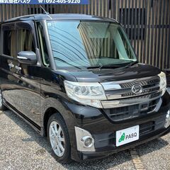【総額コミコミ】福岡発 　装備充実♪車検令和8年12月25日迄！H25年式タントカスタムX SA　両側パワースライド　フリップダウンモニター　メモリーナビ　バックカメラ　ETC　スマートキー　修復歴無の画像