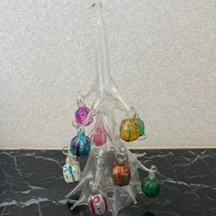 ガラス　クリスマスツリー