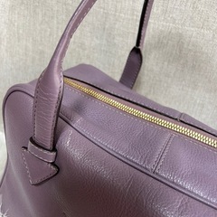 LOEWE ミニボストンバック パープルレザーの画像