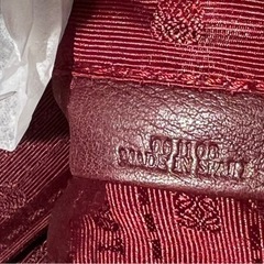 LOEWE ミニボストンバック パープルレザーの画像