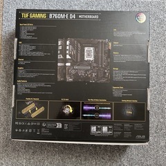 【新品未開封】ASUS TUF GAMING B760M-E D4 マザーボード Intel14世代CPU対応の画像