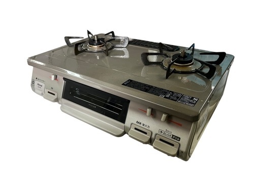 NO.2517 【2024年製】 リンナイ 2口ガステーブル ガスコンロ RT67JH 都市ガス専用 調理器具 キッチン 中古