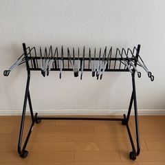 スラックスハンガー 20本掛けの画像