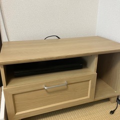 ブルーレイディスクレコーダー+テレビ台の画像