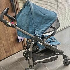 非対面取引■ジャンク Peg-perego Si　ペグペレーゴ　サクソニーブルー　ベビーカーの画像