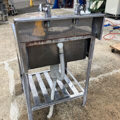 中古 ステンレス 1槽シンク　600X600X800(BG150) 流し台 厨房 飲食店 業務用　愛知県 一宮市 名古屋 稲沢 江南 岩倉 岐阜 羽島 各務ヶ原 三重 愛知 グッドプライス一宮の画像